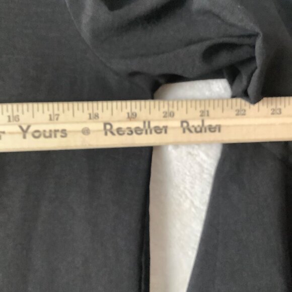 Umgee Boho Black Bell Sleeve Open Front 1 Button Top Women Small Cotton Blend - Picture 2 of 7